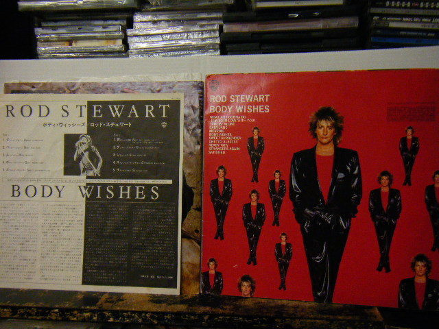 ▲LP ロッド・スチュワート / ボディ・ウィッシーズ ROD STEWART BODY WISHES_画像2