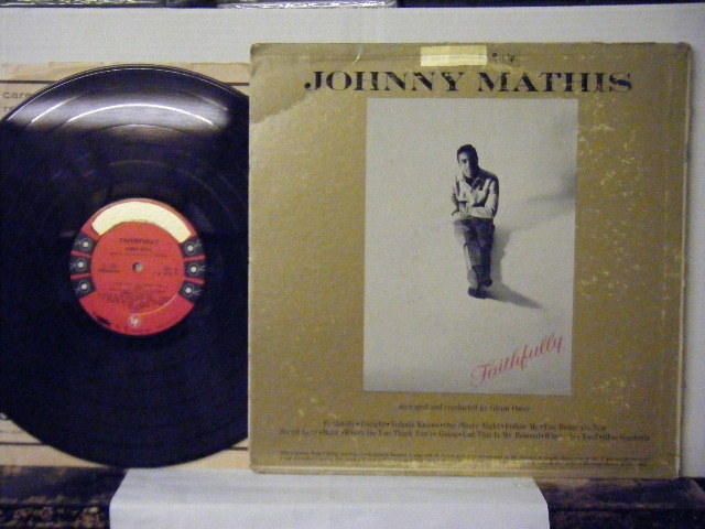 ▲LP JOHNNY MATHIS ジョニー・マシス / FAITHFULLY 輸入盤 COLUMBIA CL-1422 オールディーズ◇r40306_画像2
