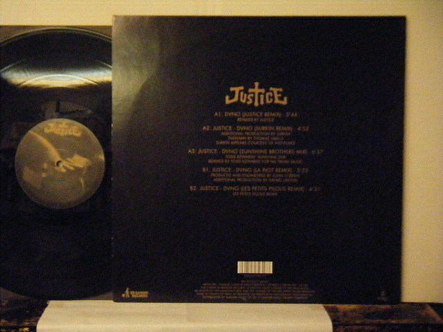 ▲12インチ JUSTICE / DVNO (SURKIN、SUNSHINE BROTHERS、LA RIOT REMIX) ジャスティス UK盤 ED BANGER RECORDS ED022 ◇r3823の画像2