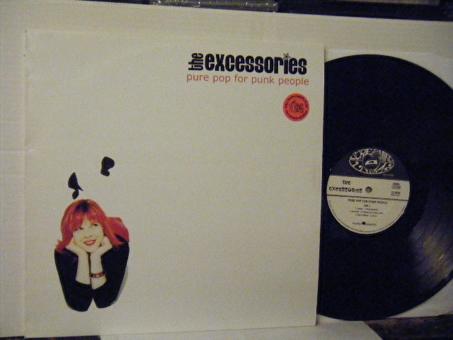 ▲LP THE EXCESSORIES / PURE POP FOR PUNK PEOPLE 輸入盤 SCREAMING APPLE SCALP#139 ガールズ・パンク◇r30509_画像1