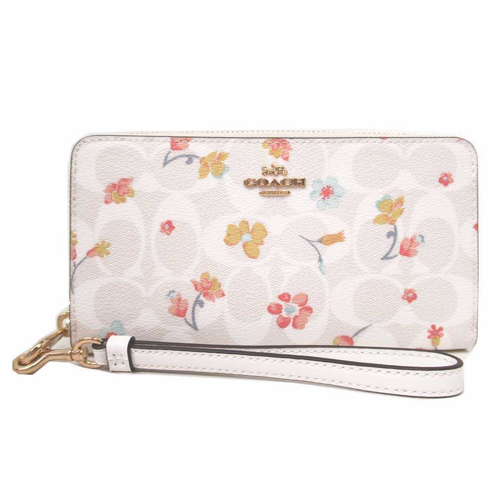 コーチ 長財布 レディース COACH C8695 IMCAH PVC シグネチャー ミス