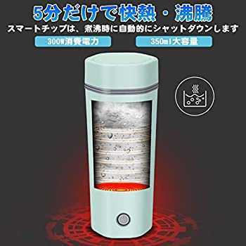 車載電気ケトル 100℃ 350ml 12Vカー用＆24Vトラック用 車用 ボトル 魔法瓶 水筒 カップ 304ステンレス ポータブル 沸き立つ 5分