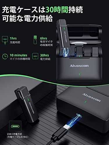 ☆送料無料☆ワイヤレスマイク2.4G iPhone 2022新製品 Alvoxcon ...
