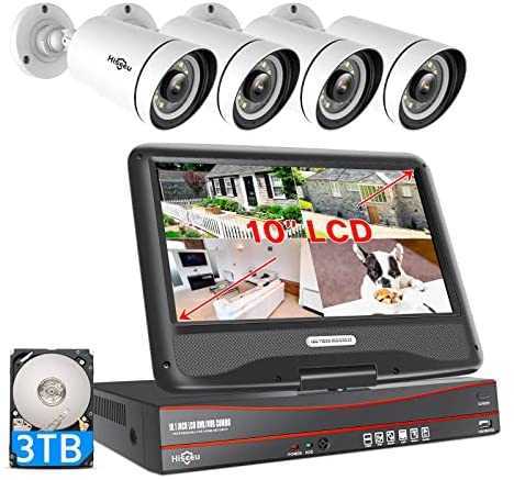 防犯カメラ4台&10インチモニター NVR 3TB HDD付属 | culto.pro