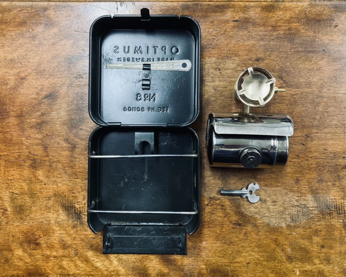 Vintage Optimus No.8 olive case オプティマス Made in Sweden not
