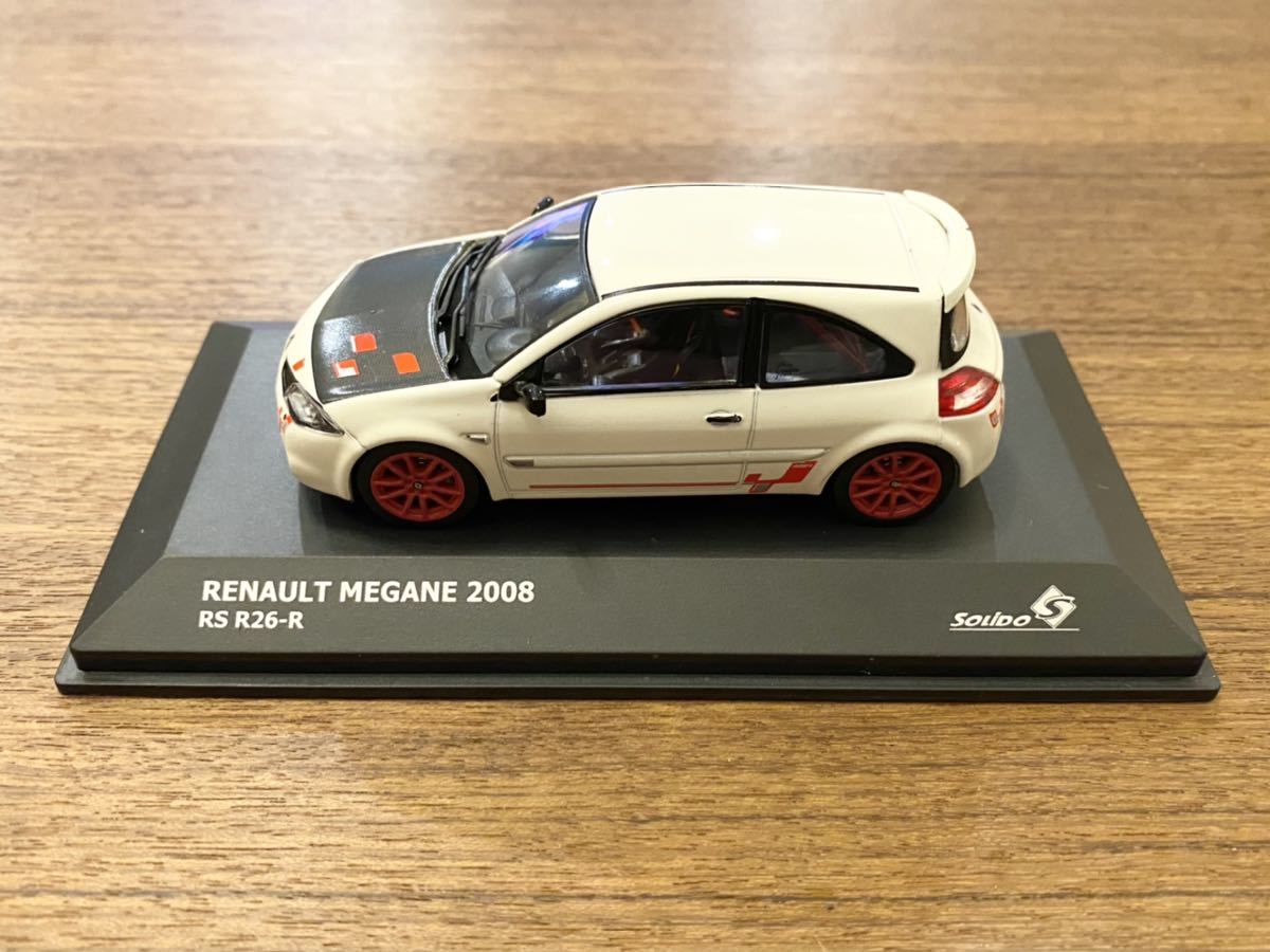  new goods original package 1/43 Solido Renault Megane R26-R white 