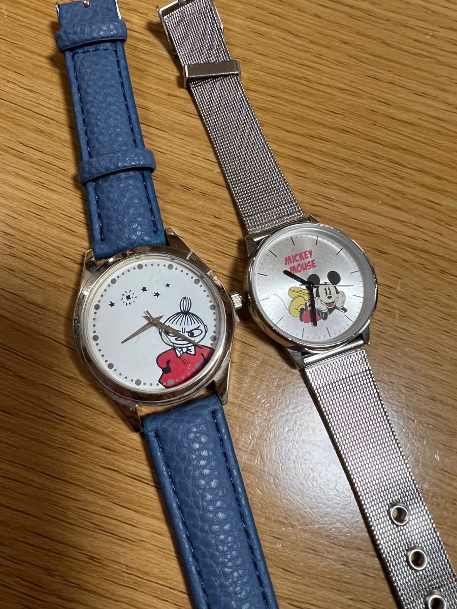 女性誌付録腕時計2個セットリトルミィとミッキーマウス未使用品｜Yahoo