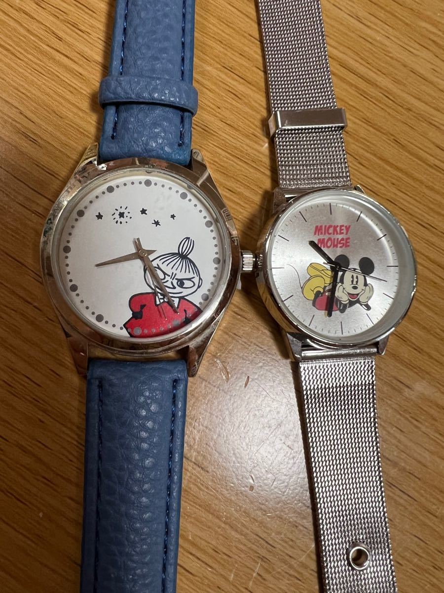 女性誌付録腕時計2個セットリトルミィとミッキーマウス未使用品｜Yahoo