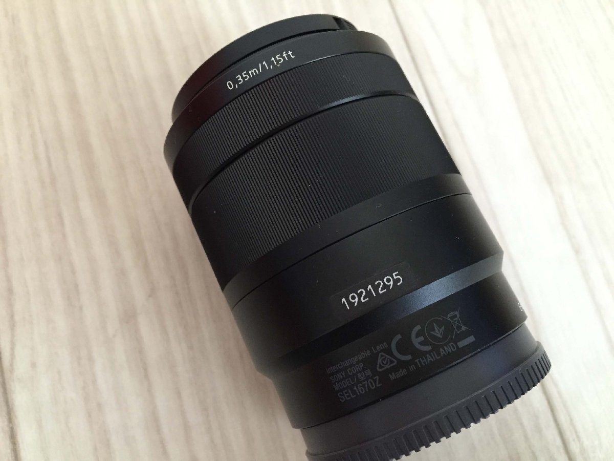 ■ 美品 SONY ソニー SEL1670Z α E16-70ｍｍ F4 ZA OSS レンズ VF-55MPAM フィルター付き ★_画像6