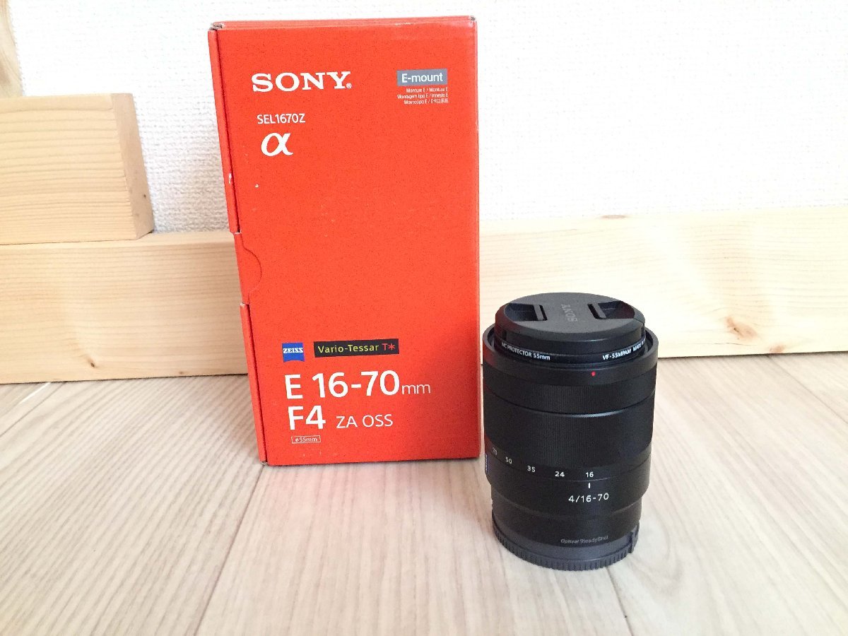 # beautiful goods SONY Sony SEL1670Z α E16-70mm F4 ZA OSS lens VF-55MPAM filter attaching *