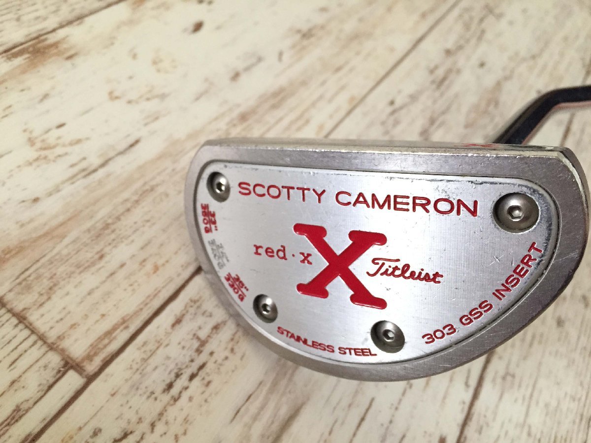 ■ スコッティ キャメロン SCOTTY CAMERON RED-X 34 インチ 340ｇ パター Super Stroke グリップ付 ★_画像1