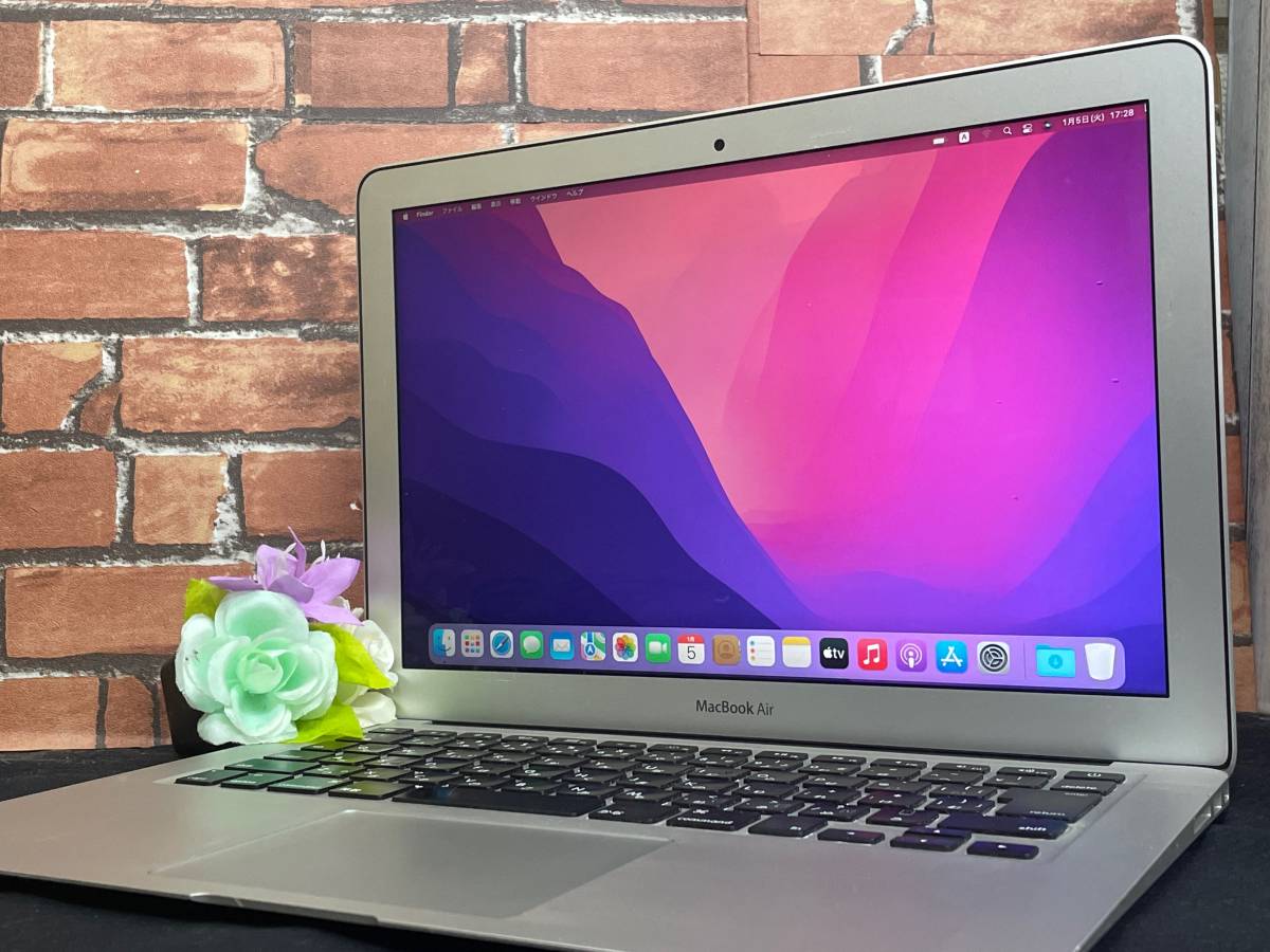 良品♪】MacBook Air 2017(A1466)[Core i5(5350U)1.8Ghz/RAM:8GB/SSD