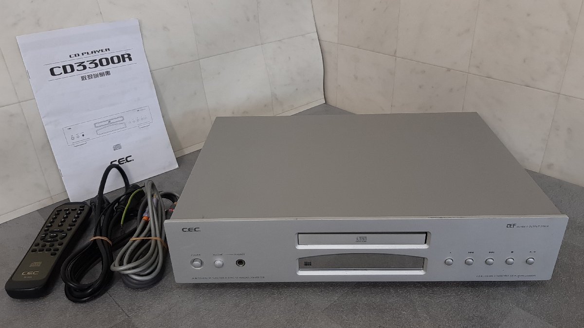 2022超人気 CEC CD3300R シルバー CDプレーヤー CDプレイヤー www