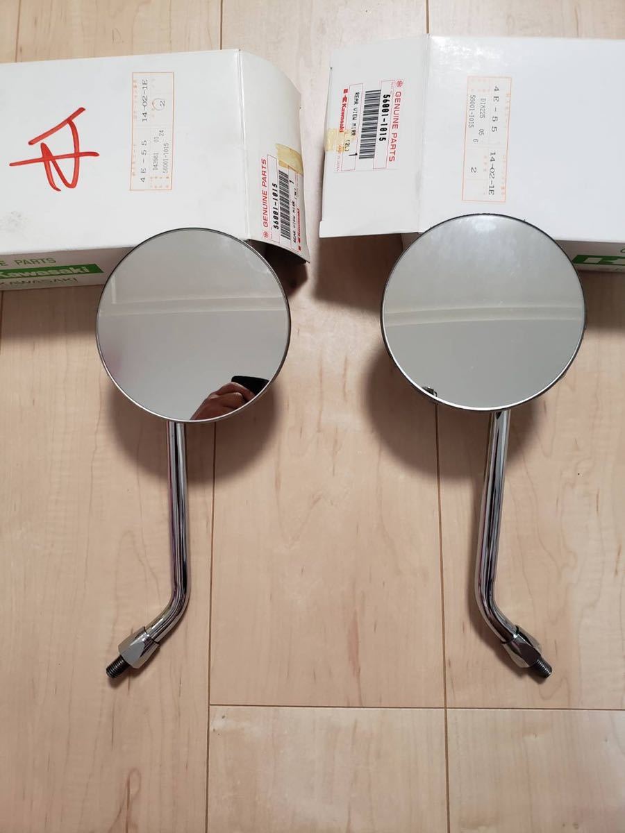  Kawasaki new goods original manner car mirror hand reverse side . mirror left right set rearview mirror kawasaki that time thing rare z400fx z1 z2 750rs xj400 yamaha