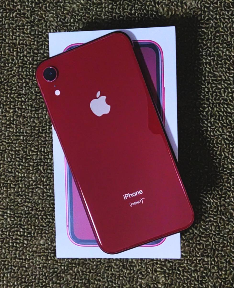 Apple iPhone XR 128GB PRODUCT RED レッド SIMロック解除済み（SIM