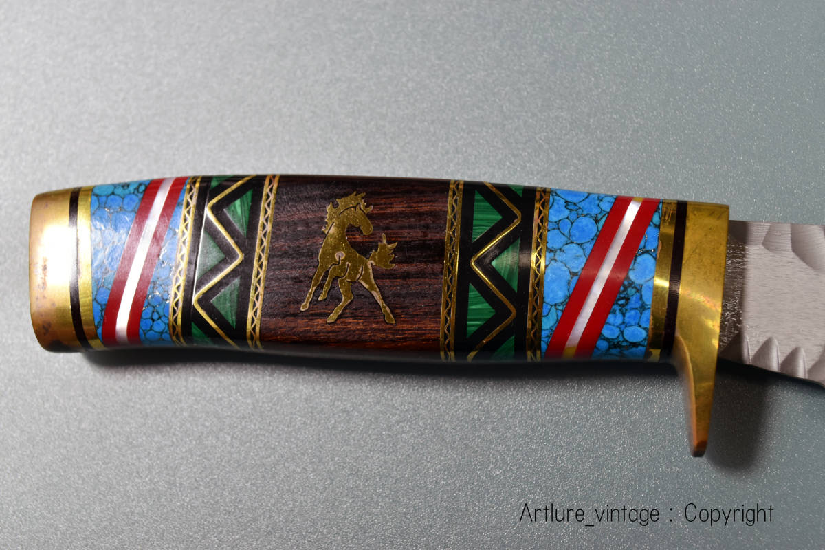 ●VINTAGE KNIFE BUCK CUTHAIR YELLOWHORSE SERIES TWO 1868本限定セリアル1413 (4165)CAMPING,FISHING,OUTDOOR_画像3