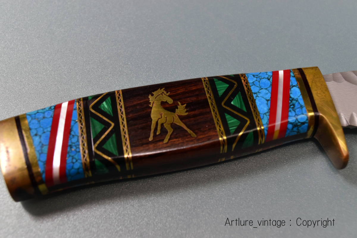 ●VINTAGE KNIFE BUCK CUTHAIR YELLOWHORSE SERIES TWO 1868本限定セリアル1413 (4165)CAMPING,FISHING,OUTDOOR_画像4