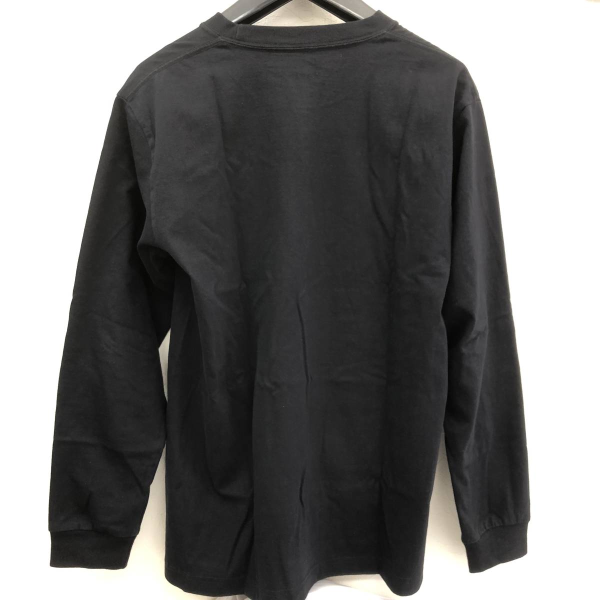 洋服 Hanes：ヘインズ BEEFY-T 長袖Ｔシャツ ブラック サイズ：M/M(38～40) ビーフィー レディースファッション_画像5