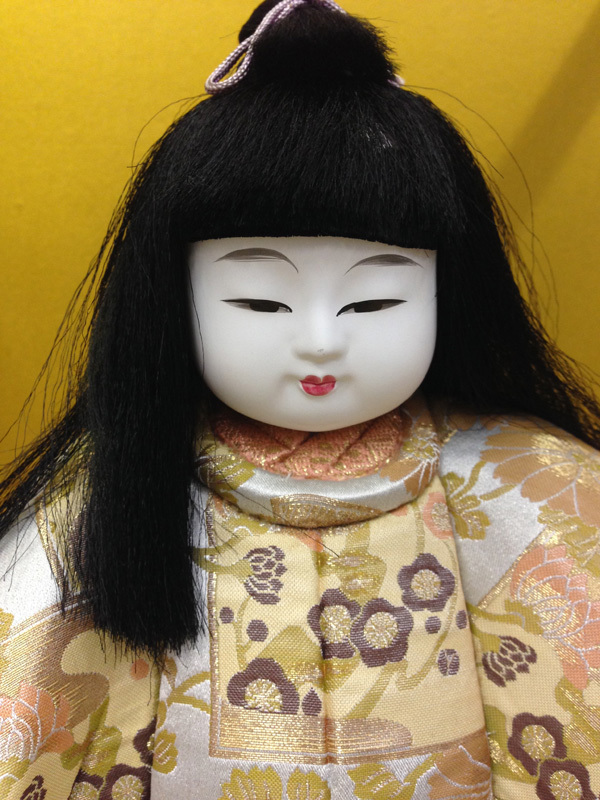 y1736 吉田永光(作) しんど 浅原革世氏旧蔵の品人形 y1736 吉田永光(作) しんど 浅原革世氏旧蔵の品人形