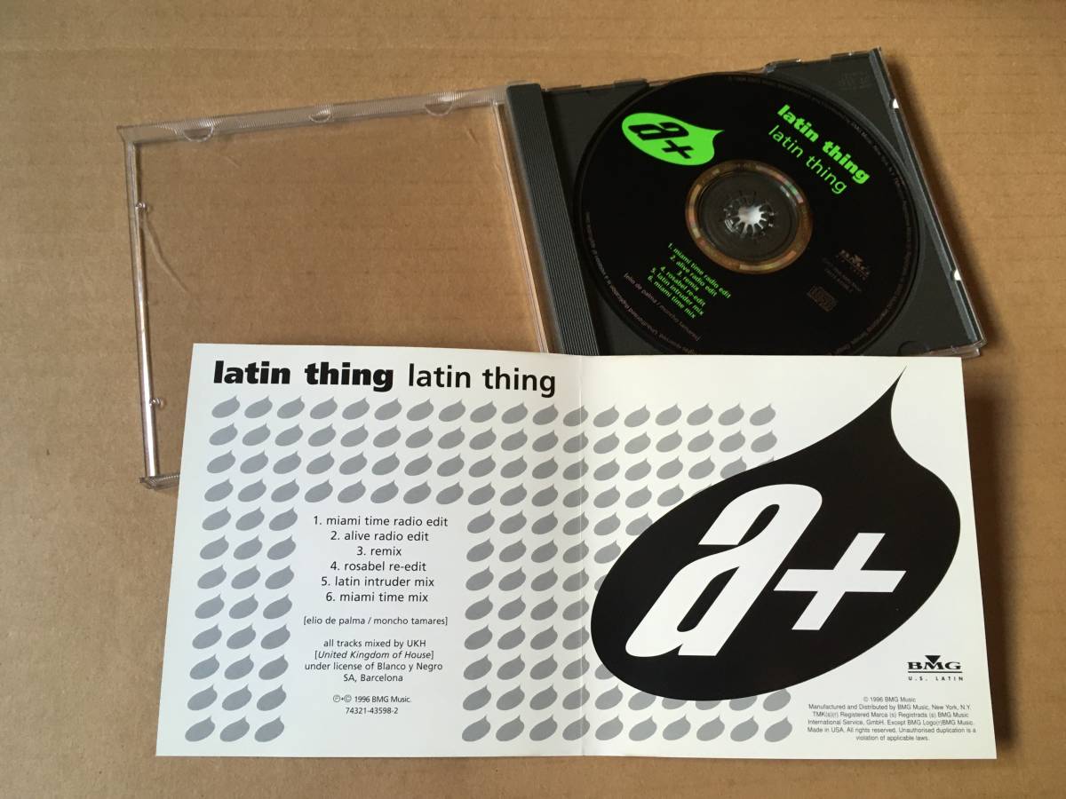 Latin Thing●輸入盤:Maxi-Single CD[Latin Thing]BMG U.S. Latin●Produce Elio De Palma,Moncho Tamares●Electronic,House_画像3