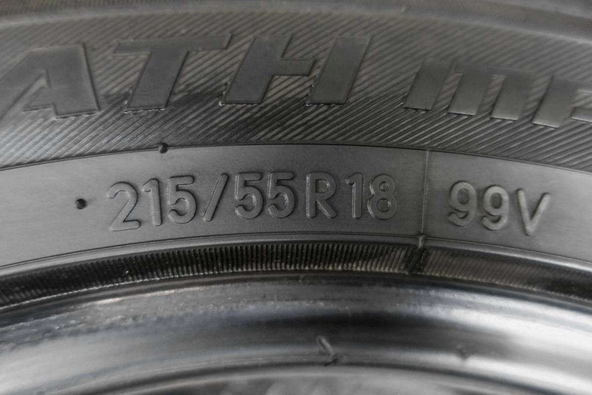 極上8~9分山♪2019年製♪TOYO トランパス MPZ♪215/55R18♪国産!!4本