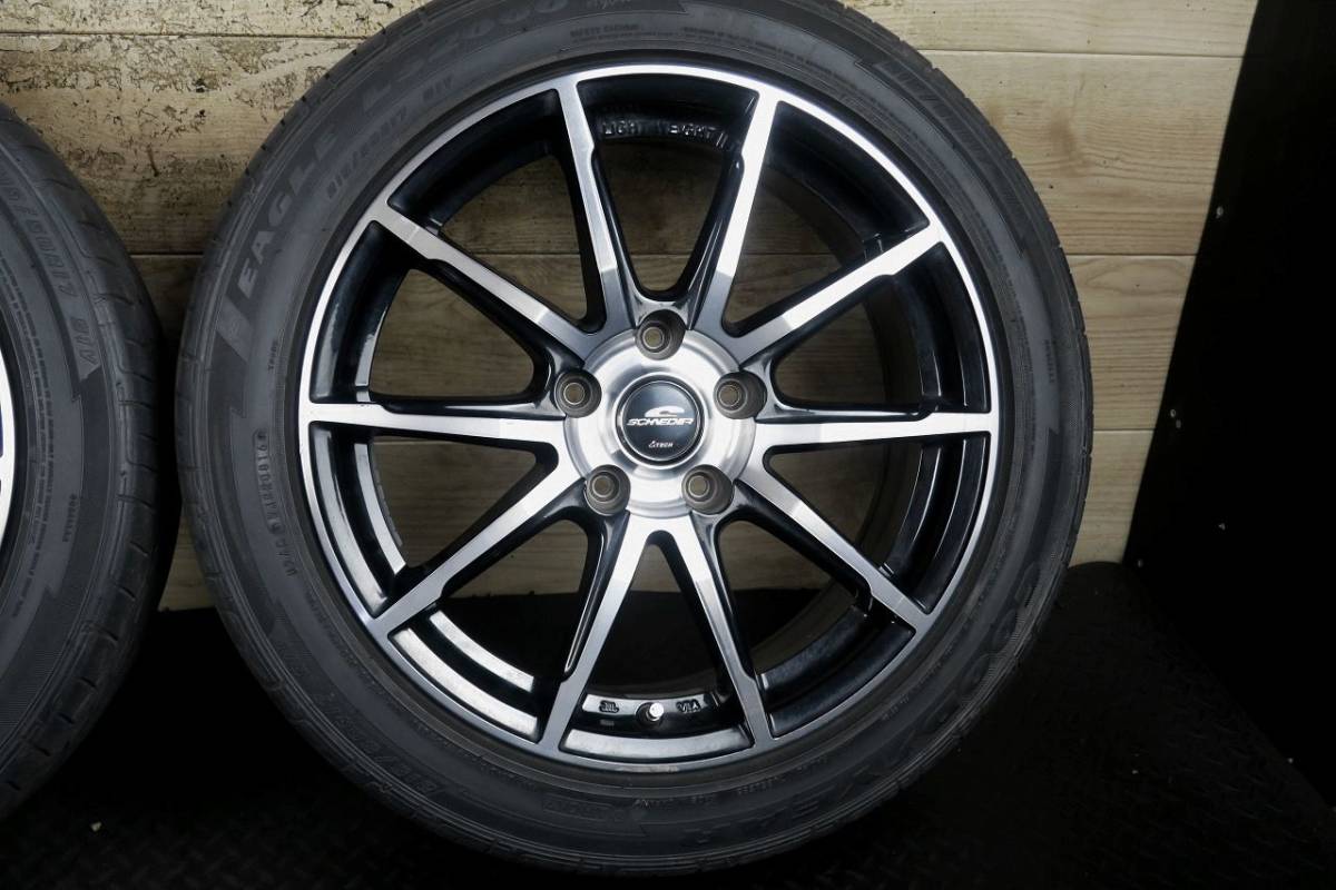 激安!!売切♪レイズマルカ MID シュナイダー DR-01 17×7J +48 PCD114.3♪215/50R17♪ノアヴォクシープリウスαステップワゴンアクセラ等♪_画像6