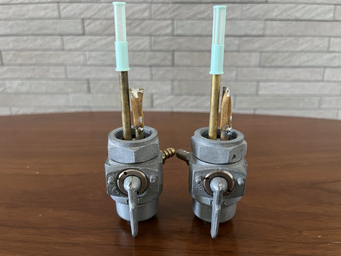 純正】カワサキW1 W1S W1SA W3 フューエルコック左右セット 燃料コック
