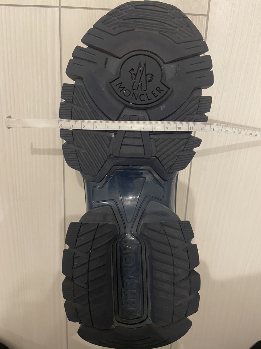 美品 MONCLER TREVOR SNEAKERS ダッドスニーカー ネイビー サイズ43_画像9