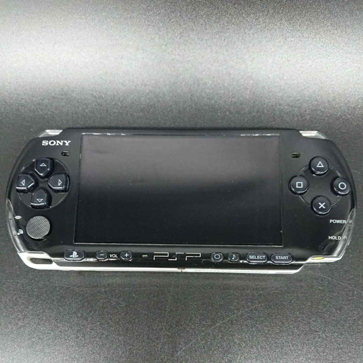 バッテリー有り PSP-3000 本体 ブラック 黒 PlayStation Portable プレイステーションポータブル PSP 通電確認済み 初期化済み_画像3
