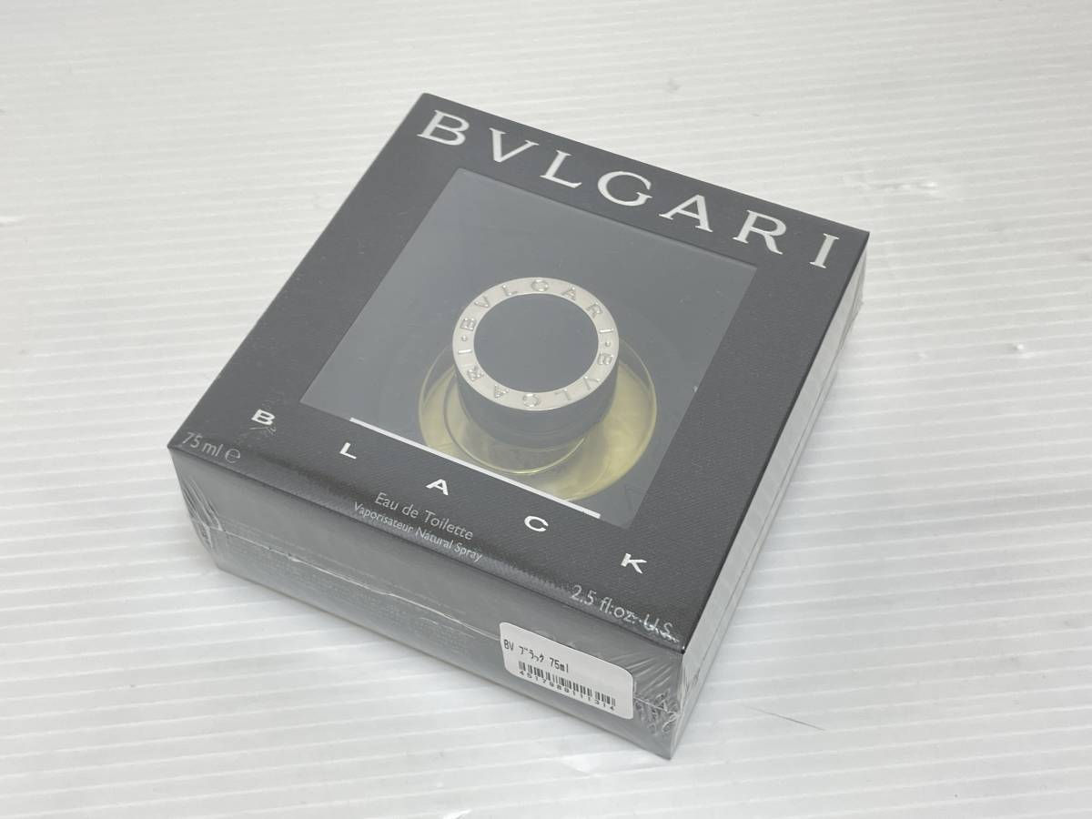 μ5未開封 ブルガリ BVLGARI ブラック オード トワレ 75ml www