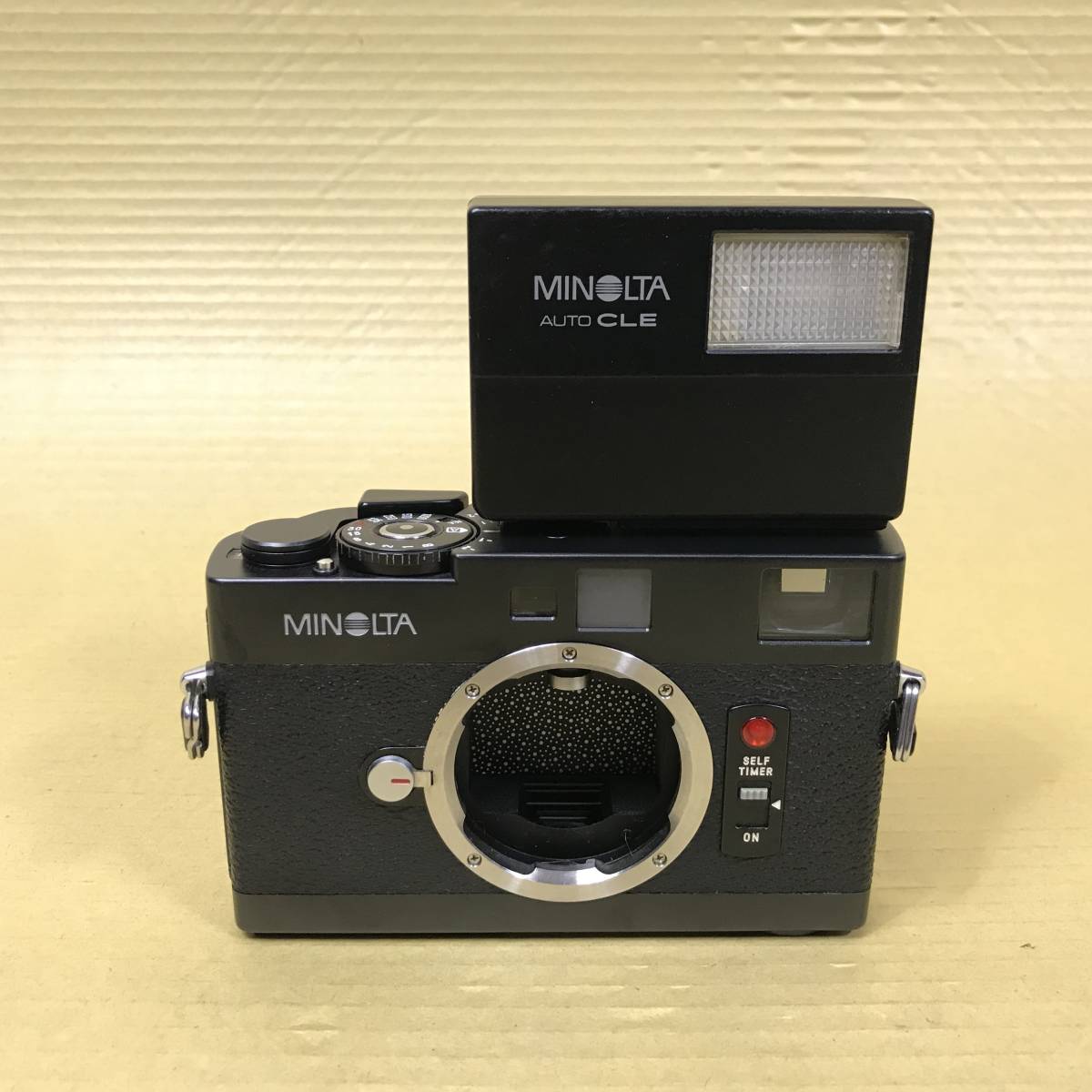 カメラ 多数出品】 MINOLTA ミノルタ CLE + AUTO フラッシュ 35mm