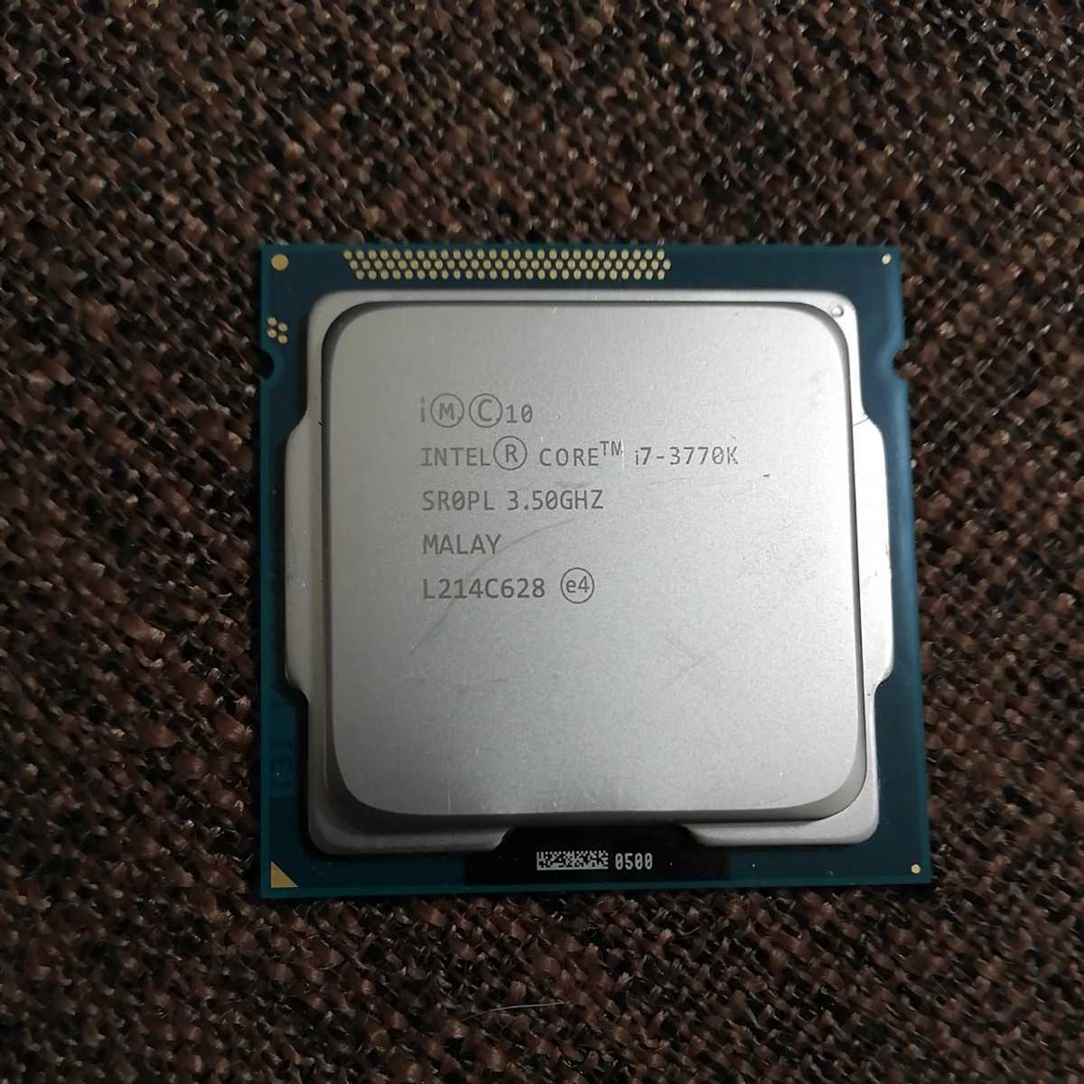 インテル Intel Core i7 3770k 3.50GHZ 中古pc解体ジャンク品！_画像1