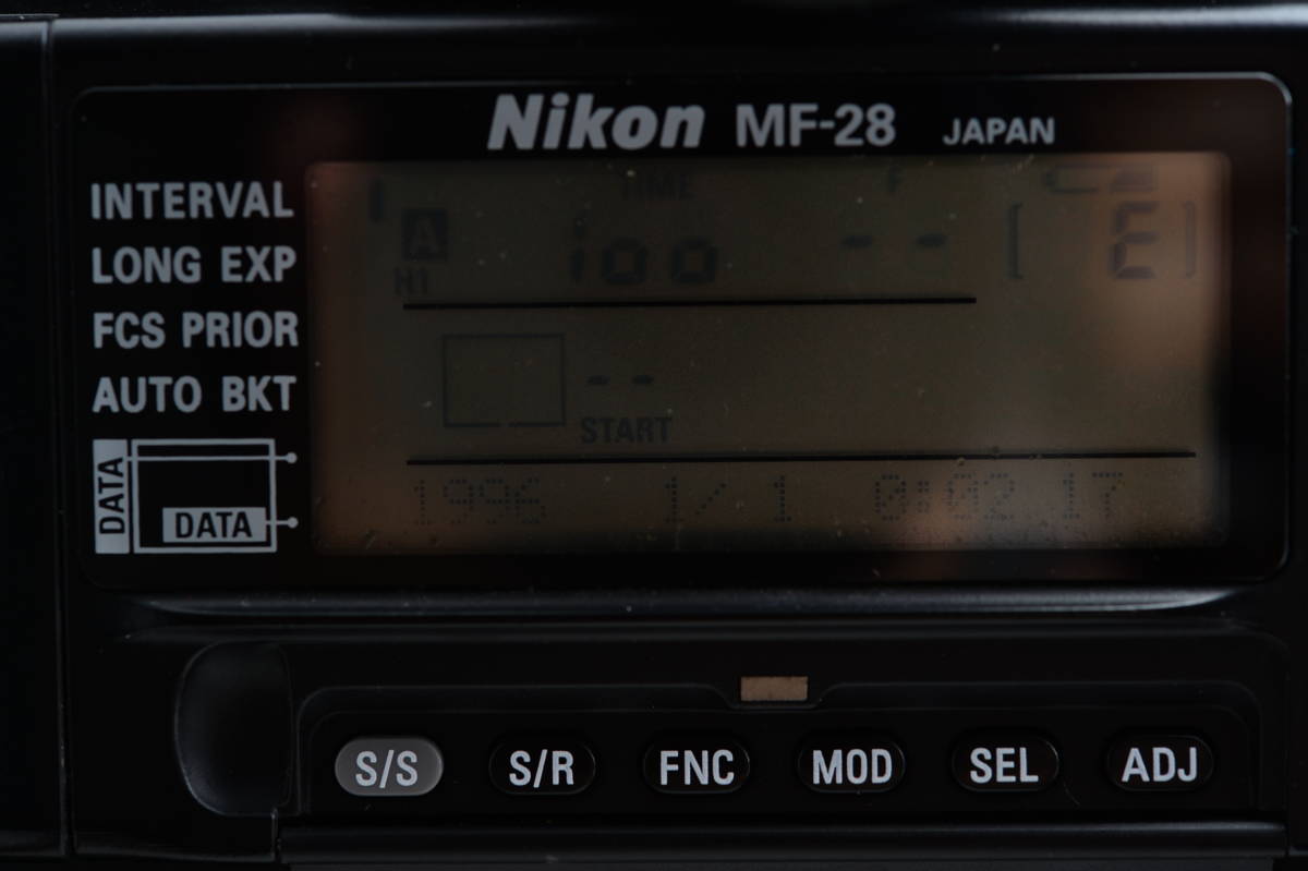NIKON F5 MF-28 マルチコントロールバック 裏蓋 ニコン 箱説明書付き