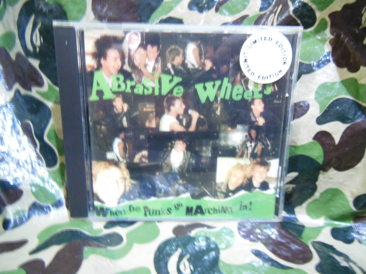 輸入盤CD/ABRASIVE WHEELS/アブレイシヴホイールズ/WHEN THE PUNKS GO MARCHING IN/80年代UKハードコアパンクHARDCORE PUNK_画像1