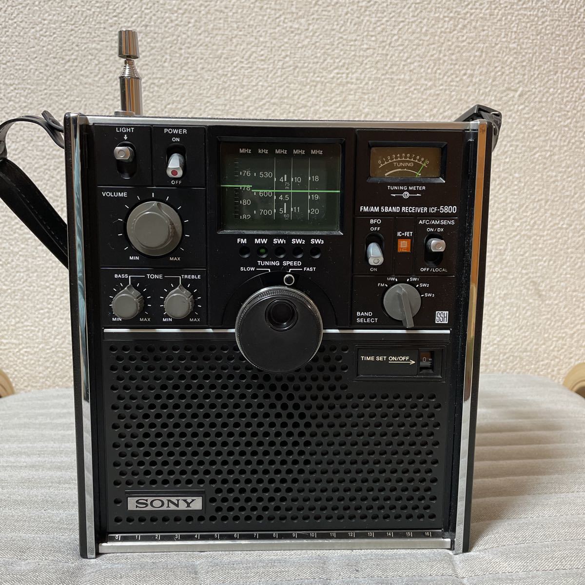 SONY BCLラジオ スカイセンサー ICF-5800 www.falconofs.com