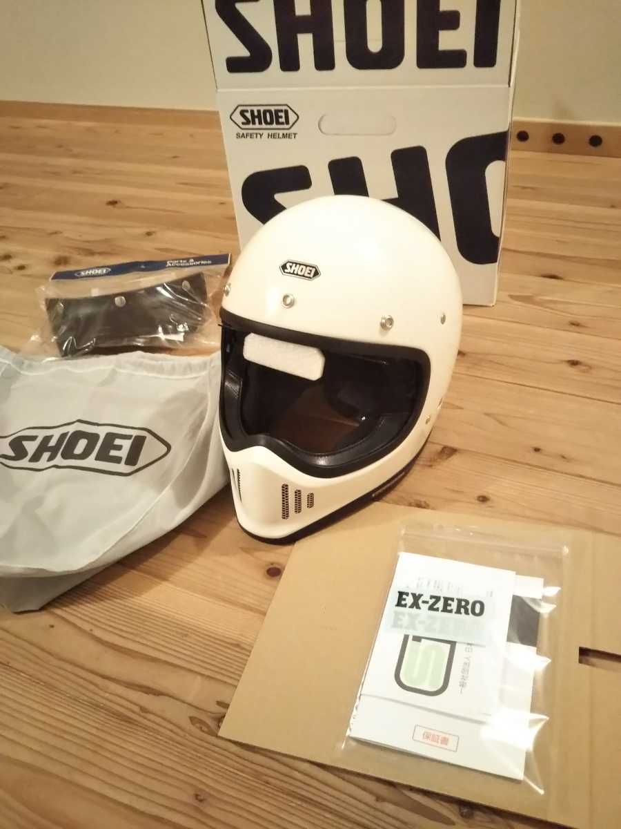 種類豊富な品揃え 未使用!SHOEI Lサイズ- ex zero 白 オフホワイト