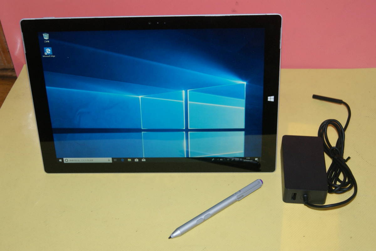Microsoft Surface Pro3 [Core i5-4300U 1.90GHz/RAM:8GB/SSD:256GB]Windows10  office 純正タッチペン付属
