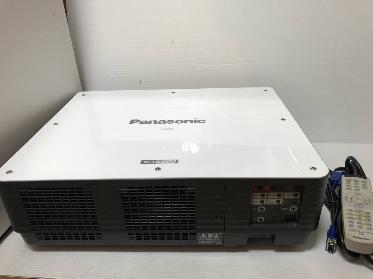 PANASONIC PT-D5700L.. screen 50-600 type 6000 lumen HDMI correspondence possibility lamp use 16/39 hour 