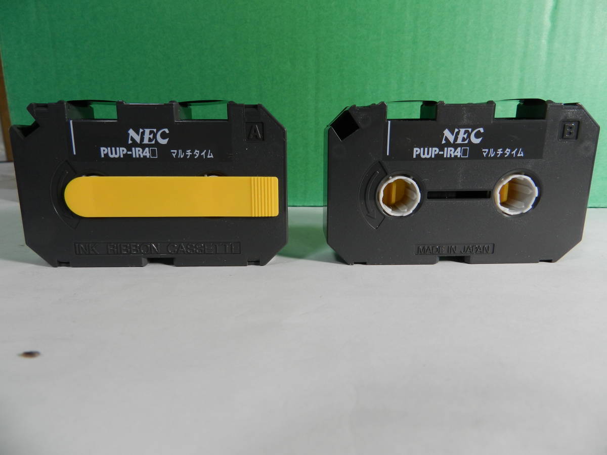 熱転写 用 インクリボン カートリッジ ワープロ 用 NEC 文豪ミニ 黒 未使用 5R 5RD 5RG 5RS 5RX 7HR 7R 7RA 7RX|PayPayフリマ NEC 熱転写用インクリボンカートリッジ(黒)マルチタイムPWP-IR48