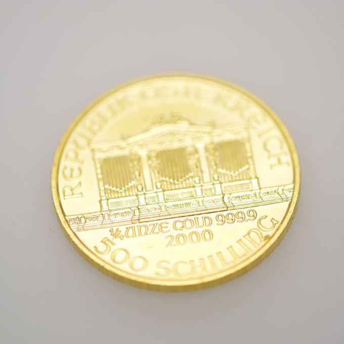 24金 ウィーン金貨 1/4オンス オーストリア造幣局 ゴールドコイン 純金