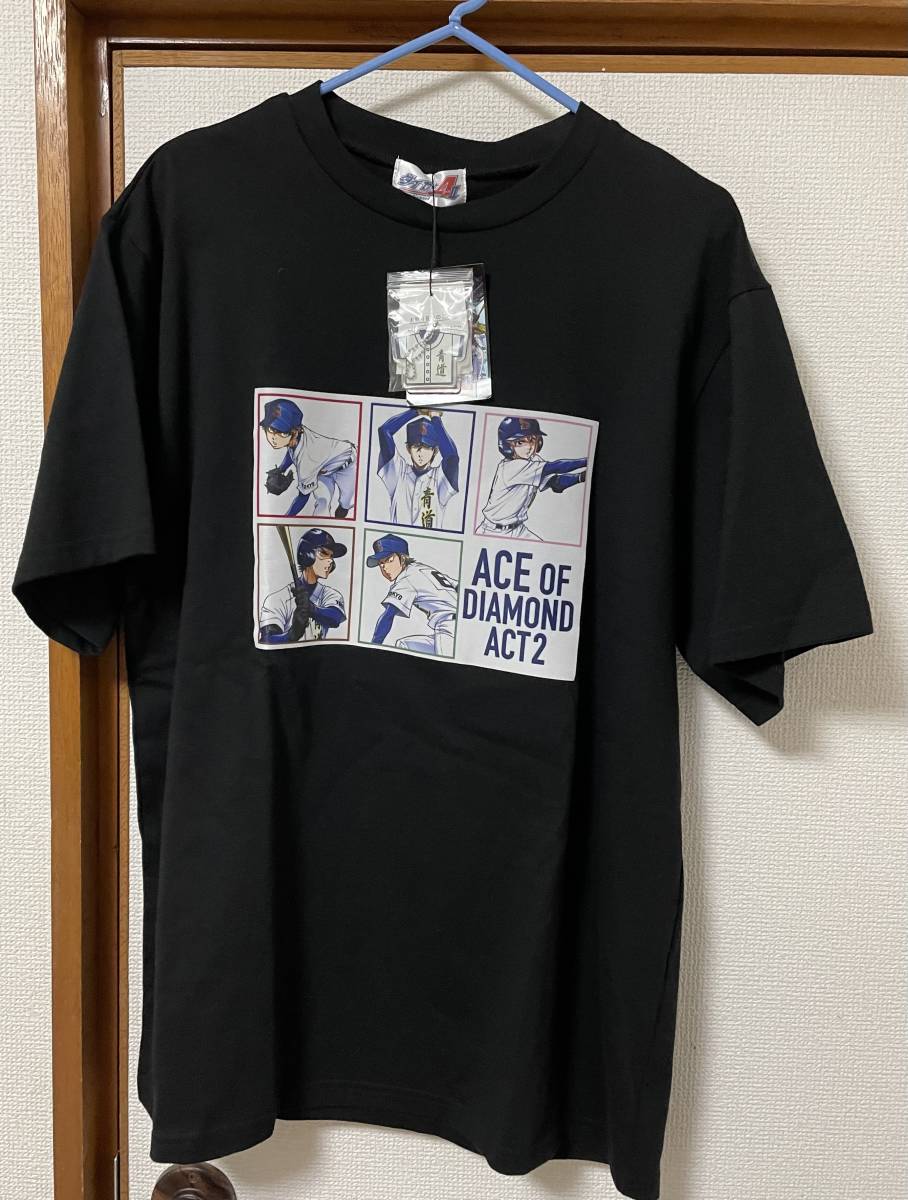 送料込☆匿名☆ダイヤのA 青道高校 Tシャツ M~L_画像1