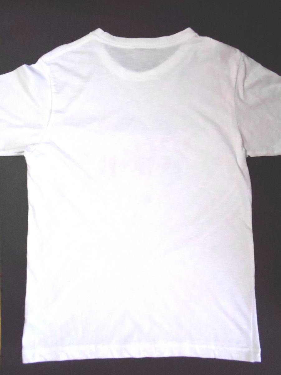 【美品】 アディダス リズム & ボール サッカー 半袖 Tシャツ ホワイト 白 メンズ Sサイズ ロゴ カタカナ adidas_画像3