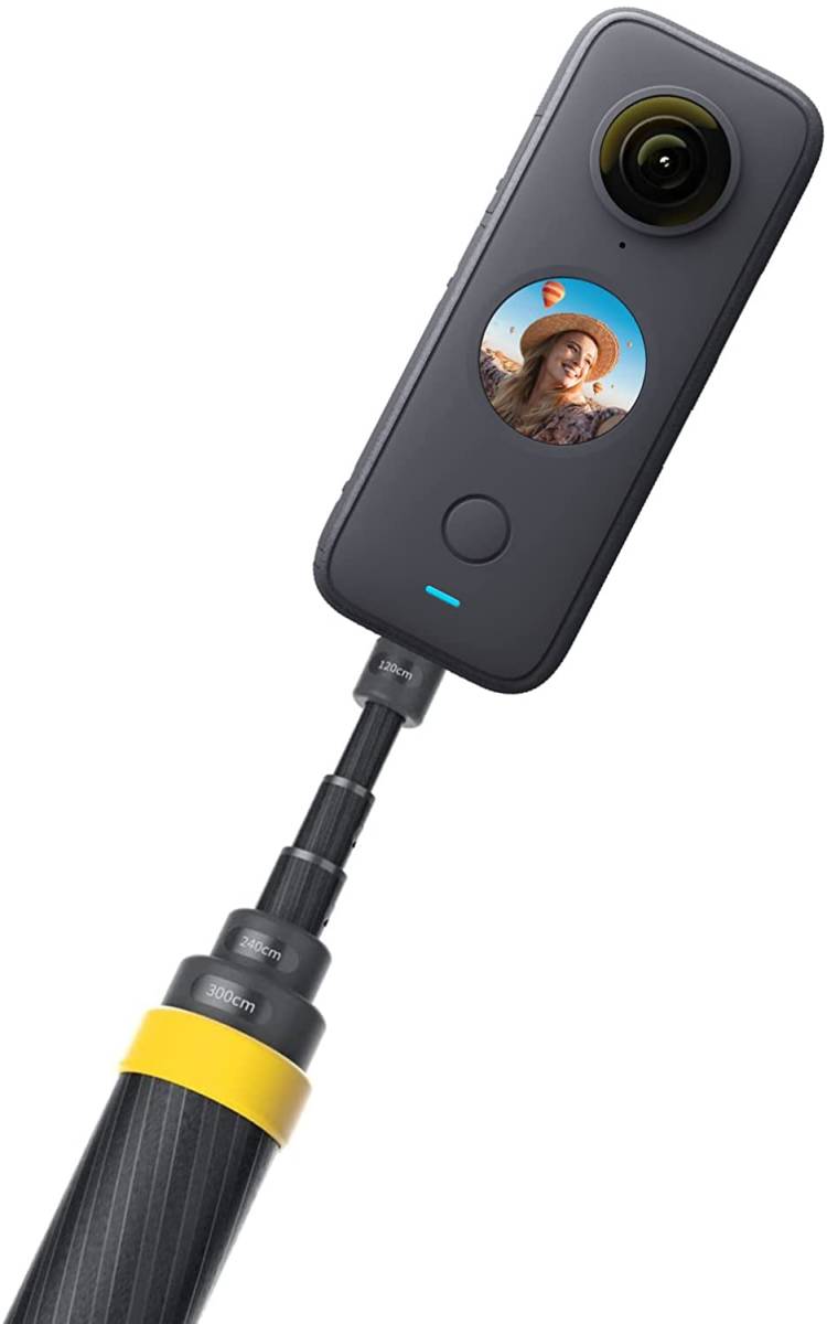 Insta360公式 ドローンの様な撮影 伸縮自在 軽く持ちやすい 超 Insta360公式 ドローンの様な撮影 伸縮自在 軽く持ちやすい 超