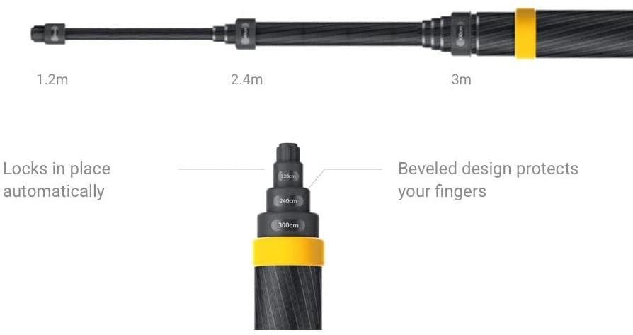 Insta360公式 ドローンの様な撮影 伸縮自在 軽く持ちやすい 超 Insta360公式 ドローンの様な撮影 伸縮自在 軽く持ちやすい 超