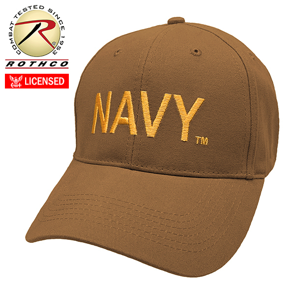 ROTHCO 新品 US NAVY ライセンス ベースボール キャップ(コヨーテ) 帽子 メンズ レディース フリーサイズ CAP 帽子 大きいサイズ_画像1
