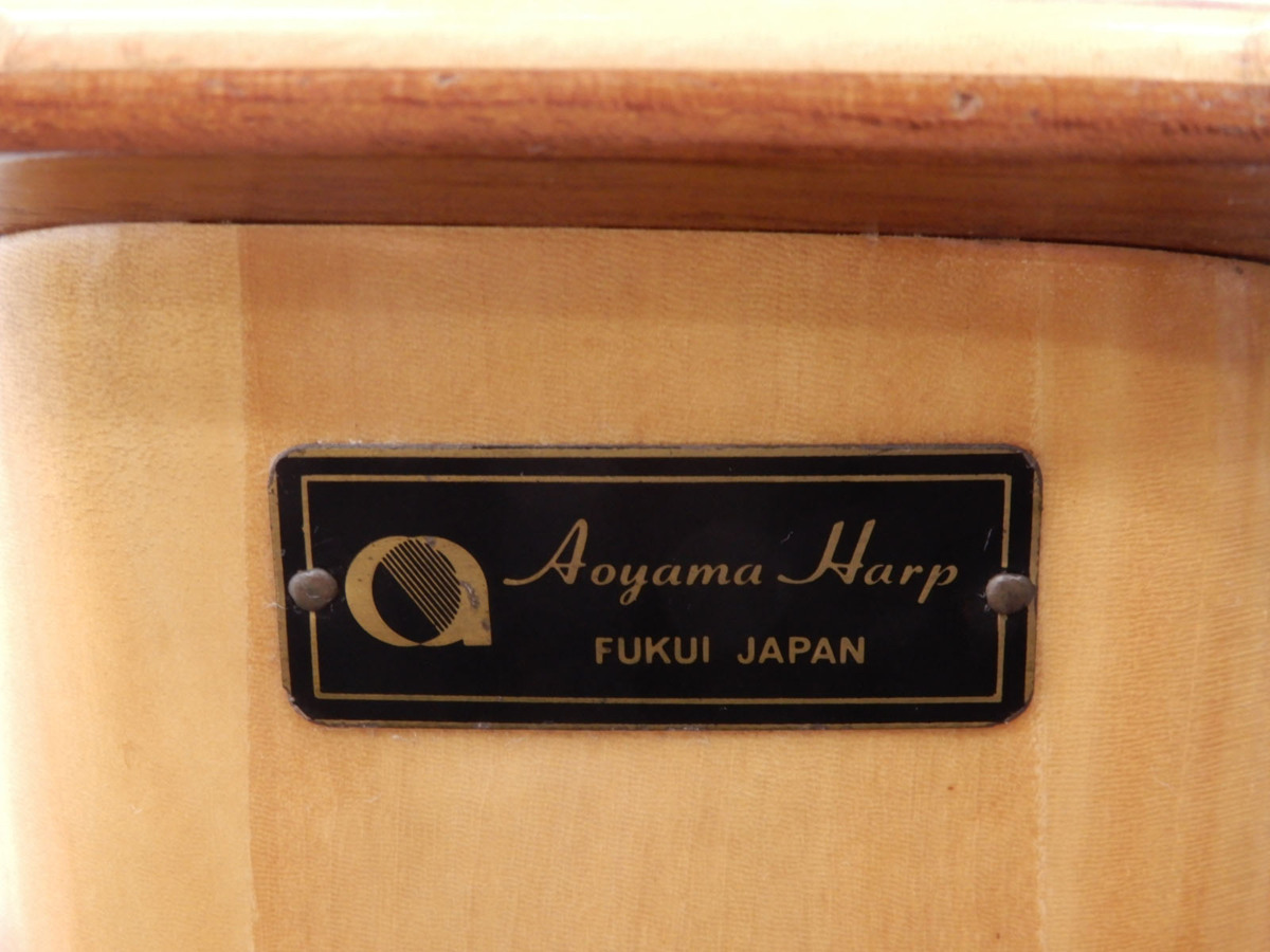○ ◎【 引取限定 】青山 ハープ 36弦 / 高さ138cm Aoyama Harp FUKUI JAPAN ノンペダルハープ 弦楽器の画像4