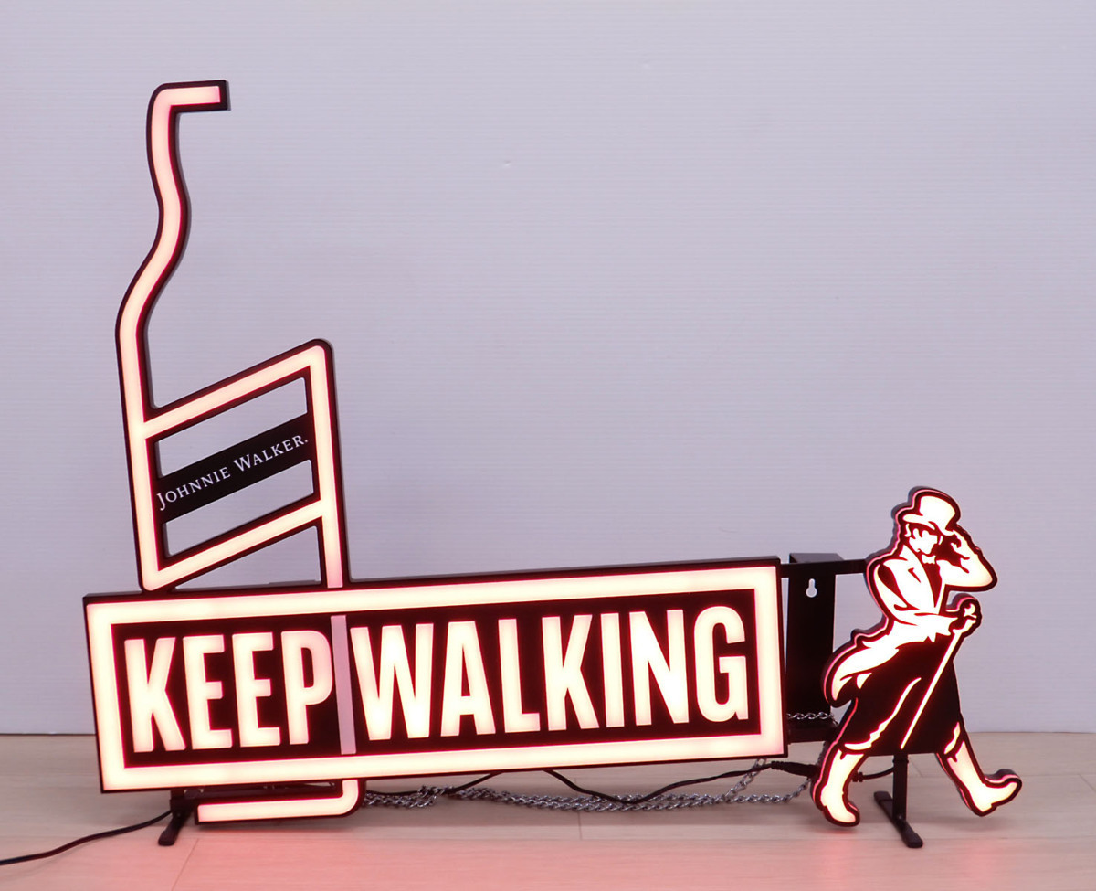 ○◎ ジョニーウォーカー ウィスキー JOHNNIE WALKER KEEP WALKING 電