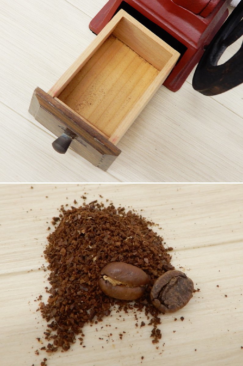 Kalita カリタ コーヒーミル 赤 鋳鉄製 手動式 珈琲 豆挽き オブジェ 