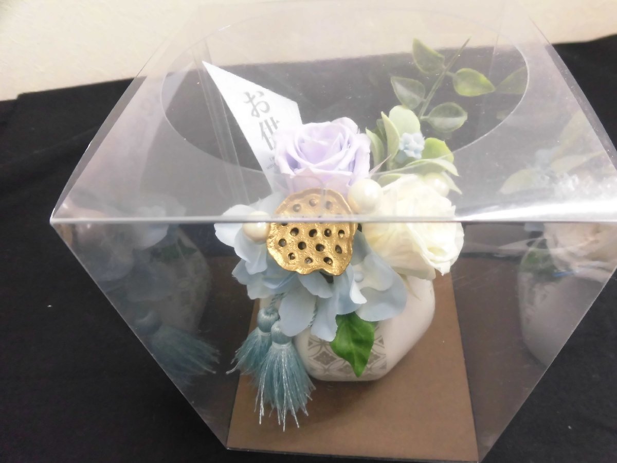  preserved flower . flower in the case blue * purple series total 3 point TH6.002 /07
