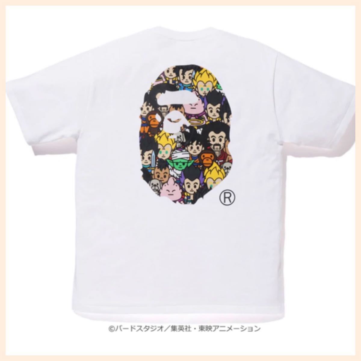 BAPE X DRAGON BALL Z APE HEAD TEE エイプ ドラゴンボール Tシャツ 2XL_画像2